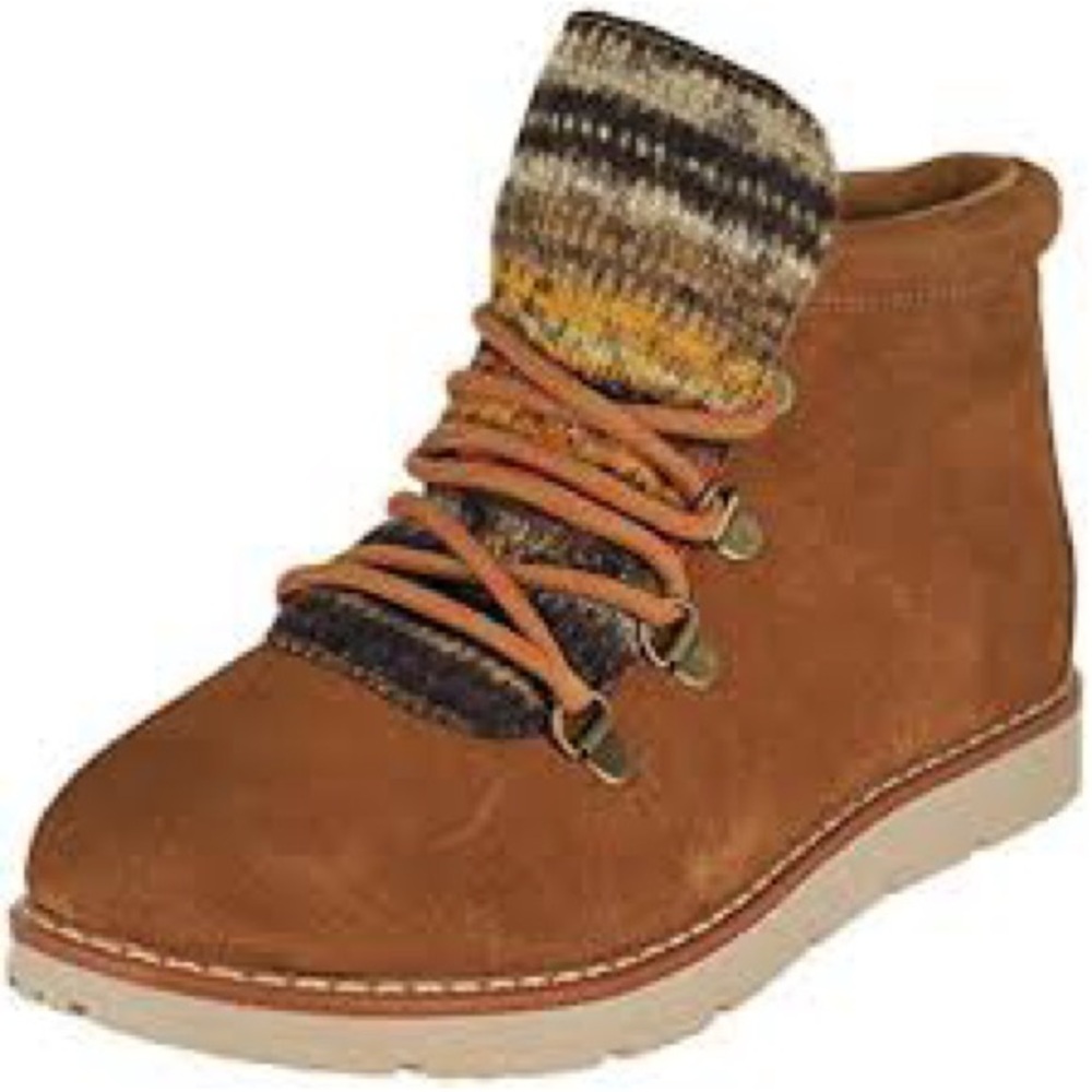 BOBS from Skechers Tan Lace Up Boots